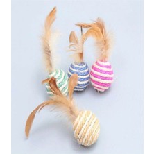 Normadia Tüylü Evcil Hayvan Oyuncağı, Kedi ve Köpekler Için Eğlence Topu