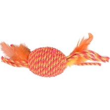 Normadia Turuncu Renkli 29 cm Kedi Oyuncağı Bibi Roller