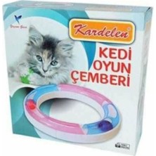 Normadia Renkli 36 cm Kedi Oyun Çemberi, Eğlenceli ve Aktif Anlar Için!