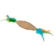 Normadia Yumuşak ve Eğlenceli Tüylü Kedi Oyuncağı 10X3 cm
