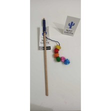 Normadia 120CM Uzun Ipli Kedi Oltası, Eğlenceli ve Dayanıklı Tasarım