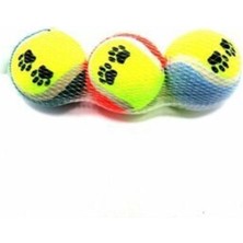Normadia Renkli Köpek Oyun Tenis Topları Seti, Eğlence ve Aktiviteler Için Ideal
