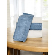 Arliva Home Banyo Havlu Takımı %100 Pamuklu 2 Adet 50X90 cm ve 2 Adet 90X150 cm