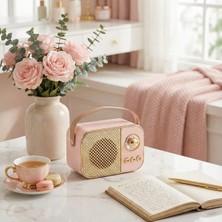 Starseven LED Aydınlatmalı Hoparlör Pembe
