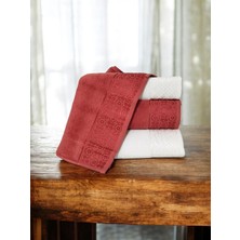 Arliva Home Banyo Havlu Takımı %100 Pamuklu 2 Adet 50X90 cm ve 2 Adet 90X150 cm