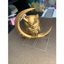 TSC Baykuş Salon Dekorasyonuna Estetik Katkı Hediyelik Dekoratif Obje Figür 15 cm