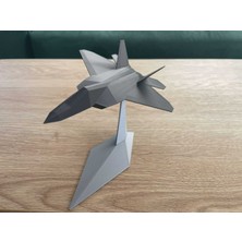 TSC Gri F22 Savaş Uçağı Hediyelik Ev Ofis Çalışma Masası