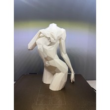 TSC Kadın Gövde Heykeli Dekoratif Obje 14CM