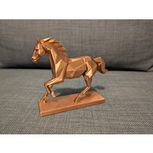 TSC Koşan At Ofis ve Ev Dekorasyonu Için Modern Hediyelik Dekoratif Obje Figür 15 cm
