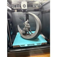 TSC Uluyan Kurt Sehpa Üstü Estetik  Hediyelik Dekoratif Obje Figür 15 cm