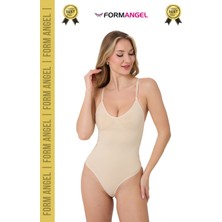 Form Angel #korse Iz Bırakmayan Kaymaz Seamless Toparlayıcı Dikişsiz Kadın Çıtçıtlı String Body Korse - 5 Adet