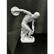 TSC 14 cm Antik Yunan Biblo Ev Ofis Masa Üstü Kil Renk