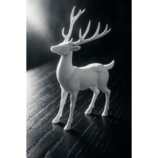 TSC Geyik Minimal Ev Dekorasyonu Sevenlere Hediyelik Dekoratif Obje Figür 15 cm