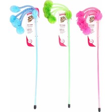 Normadia Renkli Ponponlu Kedi Oltası, Eğlenceli ve Hareketli Oyuncak