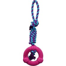 Normadia Renkli Ipli Köpek Oyuncağı 12CM ve 41CM Eğlenceli Vakit Için