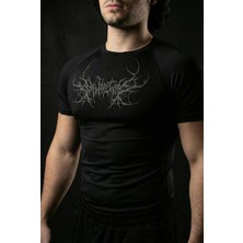 Liber Schwarzwald - Compression T-Shirt (Siyah)
