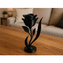 TSC 14 cm Yapay Çiçek Gül Biblo Ev Ofis Masa Üstü