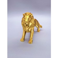 TSC Aslan Biblo Dekoratif Ev Salon Ofis Masaüstü Çalışma Masası Hediyelik Figür Eşya