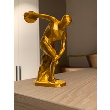 TSC Diskobolus Heykeli Ev Oturma Salon Odası Masa Üstü Hediyelik Figür