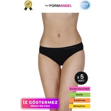 Form Angel #iççamaşırı Toparlayıcı Şekillendirici Iz Belli Etmeyen Düşük Bel Kadın Dikişsiz Slip Külot - 5 Adet