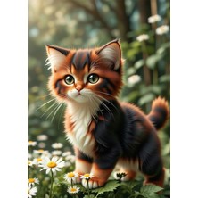 Bedeko Sevimli Yavru Kedi Mdf Tablo