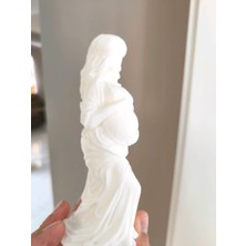 TSC Hamile Kadın Figürü Hediyelik Dekoratif Obje Figür 15 cm