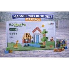 Trust Store Magnet Yapı Blok Seti 119 Parça Manyetik Eğitici Inşa ve Zeka Geliştirici Oyuncak Seti