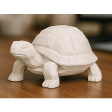 TSC Kablumbağa Salon Dekorunda Fark Yaratan Hediyelik Dekoratif Obje Figür 15 cm