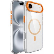 Ceponya iPhone 17 Air Kılıf Magsafe Şarj Özellikli Kamera Standlı Airbagli Leke Tutmaz Lüx Kapak