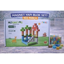 Trust Store Magnet Yapı Blok Seti 102 Parça Manyetik Eğitici Inşa Oyuncak Zeka Geliştirici Set