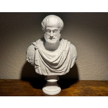 TSC Aristoteles Büstü Minimal Ev Ofis Hediyelik Dekoratif Obje Figür 15 cm