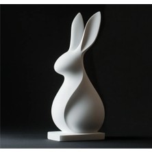 TSC Tavşan Ev Hediyesi Olarak Tercih Edilen Estetik Hediyelik Dekoratif Obje Figür 15 cm
