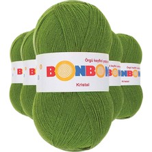 Vexor 5 Adet Kristal El Örgü Lif Ipi Çam Yeşili 98235