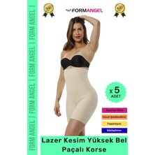 Form Angel #korse Iz Göstermeyen Kaymaz Lazer Kesim Toparlayıcı Rahat Yüksek Bel Hayalet Slip Korse - 5 Adet