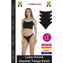 Form Angel #külot Lazer Kesim Iz Yapmaz Dikişsiz Esnek Rahat Toparlayıcı Kadın Hayalet Tanga Külot - 7 Adet