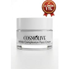 Cosmolive Yüz & Vücut Kremi | Cilt Beyazlatıcı | Leke Karşıtı | Nemlendirici | Cam Kavanoz | Genital Bölge