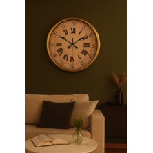 İnura Global Zentime Nostalji Vintage 52 cm Metal Duvar Saati