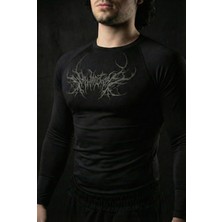 Liber Schwarzwald - Uzun Kollu Compression T-Shirt (Siyah)