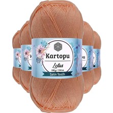 Vexor 5 Adet Lotus Bikini Büstiyer Bluz Örgü Ipi  K277 Şeftali