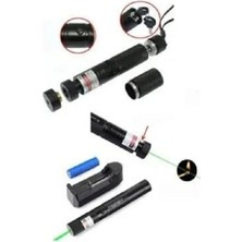 Ynt İthalat Şarjlı Turbo Yeşil Lazer Pointer Kibrit Yakabilen  Güç 1000MW