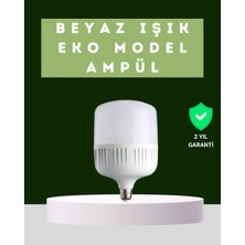 Epilons Şarjlı LED Torch Ampul 30 Watt Beyaz Işık Enerji Tasarruflu