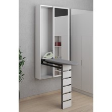 Normadia Katlanabilir Çok Amaçlı Aynalı Ütü Masası ve Dolabı