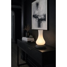 Dekor Atölye Vintage Gaz Lambası Görünümlü Dekoratif Masa Lambası – Nostaljik Ortam Aydınlatması