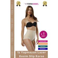 Form Angel #korse 2 Beden Incelten Toparlayıcı Iz Göstermeyen Kaymaz Kadın Lazer Kesim Slip Korse - 1 Adet