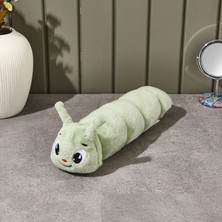 Matmel Soft Tırtıl Figürlü Yastık - Mint - 30X10 cm