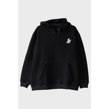 Nuugg Diğer Sevimli Hayalet Siyah Hoodie
