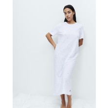 Marks & Spencer Cool Comfort Baskılı Uzun Gecelik