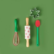 Matmel Yeni Yıl 4 Parça Mini Silikon Mutfak Seti - Asorti