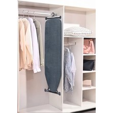 Normadia Pratik ve Şık Dolap Içi Asma Aparatlı Ütü Masası, Antrasit Renk