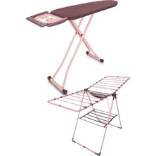 Normadia Şık ve Dayanıklı Silvia Ütü Masası ve Kalın Borulu Kurutmalık Set